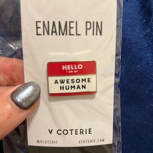Awesome human Figs pin